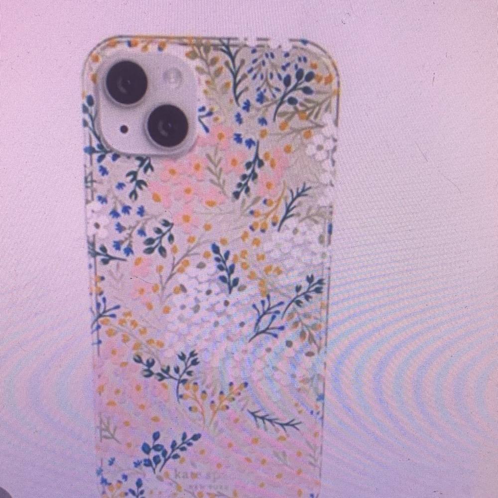 Floral Pattern Phone Case - Multicolor